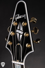 Gibson Custom Shop Flying V Custom Ebony Electric Guitar