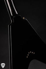 Gibson Custom Shop Flying V Custom Ebony Electric Guitar