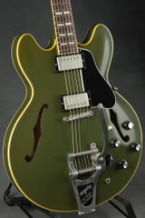 Used - Gibson Memphis 1964 ES-345 Bigsby Mono Varitone - Olive Drab Green 2016 4th Quarter Limited Edition