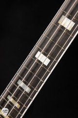 Dunable Asteroid Bass Guitar in Silver Flake over Black