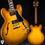 Gibson Custom Shop PSL ’64 ES-335 Figured Reissue Gloss Golden Poppy Burst Electric Guitar