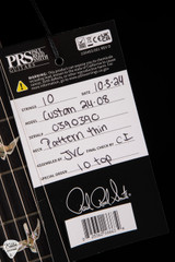 Paul Reed Smith Custom 24-08 Cobalt Smokeburst Elecetric Guitar