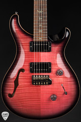 Paul Reed Smith Eddie’s Guitars Wood Library Special Semi Hollow Bonni Pink Smokeburst/Cocobolo Fingerboard/Figured Maple Neck Electric Guitar