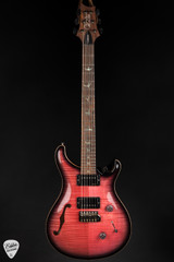 Paul Reed Smith Eddie’s Guitars Wood Library Special Semi Hollow Bonni Pink Smokeburst/Cocobolo Fingerboard/Figured Maple Neck Electric Guitar