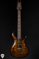 Paul Reed Smith Eddie’s Guitars Wood Library Special Semi Hollow Black Gold Wraparound Burst Electric Guitar