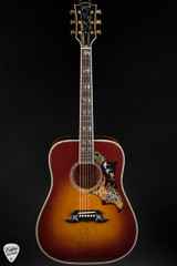 Gibson Custom Shop PSL Doves in Flight Quilt Wildfire Burst Acoustic Guitar
