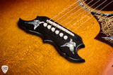Gibson Custom Shop PSL Doves in Flight Quilt Wildfire Burst Acoustic Guitar