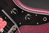 Nash JM63 Electric Guitar in Crackle Pink/Black