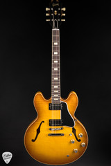 Gibson Custom Shop PSL ’64 ES-335 Figured Reissue Gloss Golden Poppy Burst electric guitar