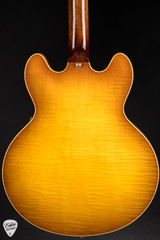 Gibson Custom Shop PSL ’64 ES-335 Figured Reissue Gloss Golden Poppy Burst electric guitar
