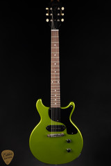 Gibson Custom Shop Made 2 Measure '58 Les Paul Junior Double-Cut Reissue VOS Gecko Green Metallic electric guitar