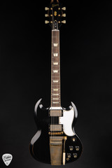 Used Gibson Custom Shop Murphy Lab 1961 Les Paul/SG Standard "CME Spec" Heavy Antique Ebony Heavy Aged w/Maestro Vibrola electric guitar