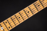 Fender Custom Shop Master Built 1957 Stratocaster Ultra Relic Electric Guitar in Black Over Graffiti Yellow