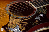 Gibson Custom Shop PSL Doves in Flight Quilt Wildfire Burst 4.10 #22044041 Acoustic Guitar