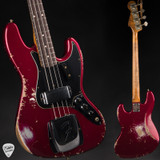 Fender Eddie’s Guitars Exclusive Custom Shop 1964 Jazz Bass Heavy Relic Midnight Wine Bass Guitar