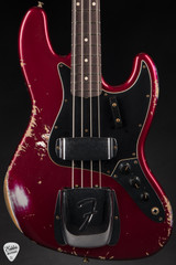 Fender Eddie’s Guitars Exclusive Custom Shop 1964 Jazz Bass Heavy Relic Midnight Wine Bass Guitar