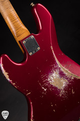 Fender Eddie’s Guitars Exclusive Custom Shop 1964 Jazz Bass Heavy Relic Midnight Wine Bass Guitar