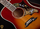 Gibson Custom Shop PSL Doves in Flight Quilt Wildfire Burst Acoustic Guitar