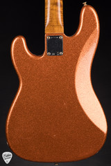 Fender Custom Shop 1964 Precision Bass Journeyman Relic P/J Bass Guitar in Orange Sparkle