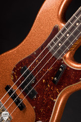 Fender Custom Shop 1964 Precision Bass Journeyman Relic P/J Bass Guitar in Orange Sparkle