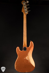 Fender Custom Shop 1964 Jazz Bass Heavy Relic P/J Orange Sparkle bass guitar