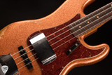Fender Custom Shop 1964 Jazz Bass Heavy Relic P/J Orange Sparkle bass guitar