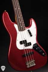 Fender Custom Shop 1964 Jazz Bass Journeyman Relic P/J Candy Apple Red Sparkle bass guitar