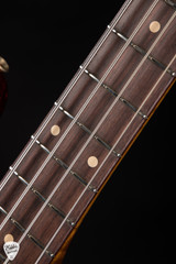 Fender Custom Shop 1964 Jazz Bass Journeyman Relic P/J Candy Apple Red Sparkle bass guitar