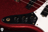 Fender Custom Shop 1964 Jazz Bass Journeyman Relic P/J Candy Apple Red Sparkle bass guitar