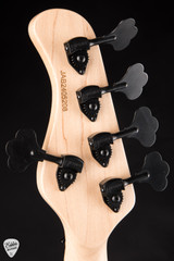 Mayones Jabba Custom EP VF 5 Transparent Black Satin bass guitar