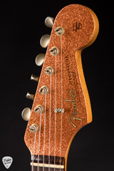 Fender Custom Shop Eddie's Guitars Exclusive Dealer Select Roasted 1963 Stratocaster Heavy Relic Electric Guitar in Orange Sparkle