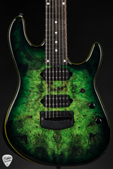 Ernie Ball Music Man Jason Richardson 7-String Cutlass Electric Guitar in Kokiri Green