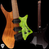 Strandberg Boden J Artisan 7 Koa Natural Green Resin Electric Guitar