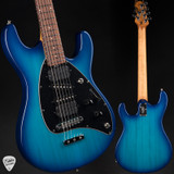 Ernie Ball Music Man Steve Morse Signature Morse Blue Burst Electric Guitar