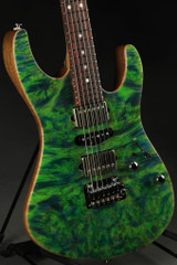 Suhr Modern Black Limba/Burl Maple - Trans Algae #30230