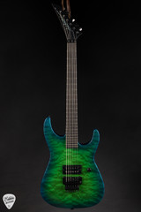 Jackson Custom Shop Masterbuilt USA Dinky Green Blue Burst Electric Guitar