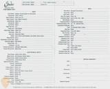 Suhr Eddie’s Guitars Exclusive Roasted Modern Red Sparkle electric guitar