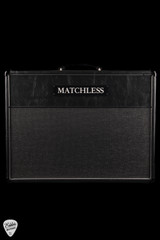 Matchless ESD 2×12 Cabinet Black/Silver guitar cabinet