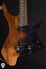 Strandberg Boden J Artisan 6T Natural Koa Purple Resin electric guitar