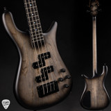 Spector NS-2 4 String Neck Thru Electric Bass in Matte Grey w/Black Burst