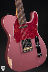 Suhr Eddie's Guitars Exclusive Roasted Classic T Antique Electric Guitar in Burgundy Mist