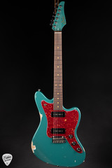 Suhr Eddie’s Guitars Exclusive Roasted Classic JM Antique Sherwood Green Metallic electric guitar