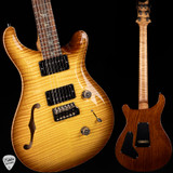 Paul Reed Smith Eddie’s Wood Library Custom 24 Semi-Hollow Ash/Cocobolo Livingston Lemondrop Electric Guitar