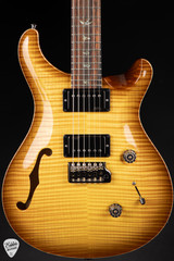 Paul Reed Smith Eddie’s Wood Library Custom 24 Semi-Hollow Ash/Cocobolo Livingston Lemondrop Electric Guitar