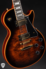 Gibson Custom Shop Made 2 Measure Les Paul Custom Figured Orange Widow 9.11 #CS402246 Electric Guitar