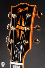 Gibson Custom Shop Made 2 Measure Les Paul Custom Figured Orange Widow 9.11 #CS402246 Electric Guitar