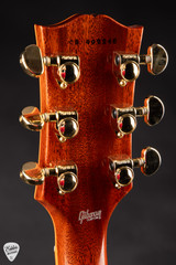 Gibson Custom Shop Made 2 Measure Les Paul Custom Figured Orange Widow 9.11 #CS402246 Electric Guitar