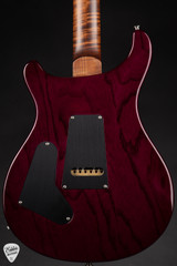 Paul Reed Smith Eddie’s Wood Library Custom 24 Semi-Hollow Swamp Ash/Torrefied Maple Aquableux w/Purple Burst Electric Guitar