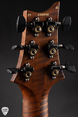 Paul Reed Smith Eddie’s Wood Library Custom 24 Semi-Hollow Swamp Ash/Torrefied Maple Aquableux w/Purple Burst Electric Guitar