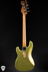 Fender Custom Shop 64 Precision Bass Heavy Relic P/J Bass Guitar in Chartreuse Sparkle